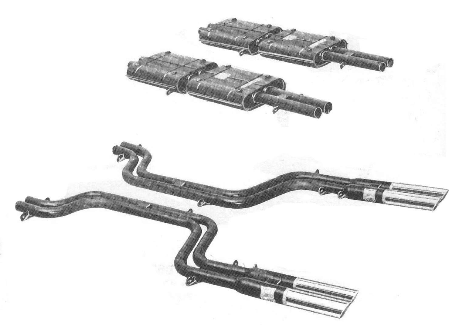 ANSA FE 0825 / FE 0827 / FE 0837 Fuel system - Exhaust code 1302 compatible with: ANSA ANSA, EXHAUST-MARMITTE FERRARI, FERRARI 330 GTC, FERRARI 365 GTC 2+2
